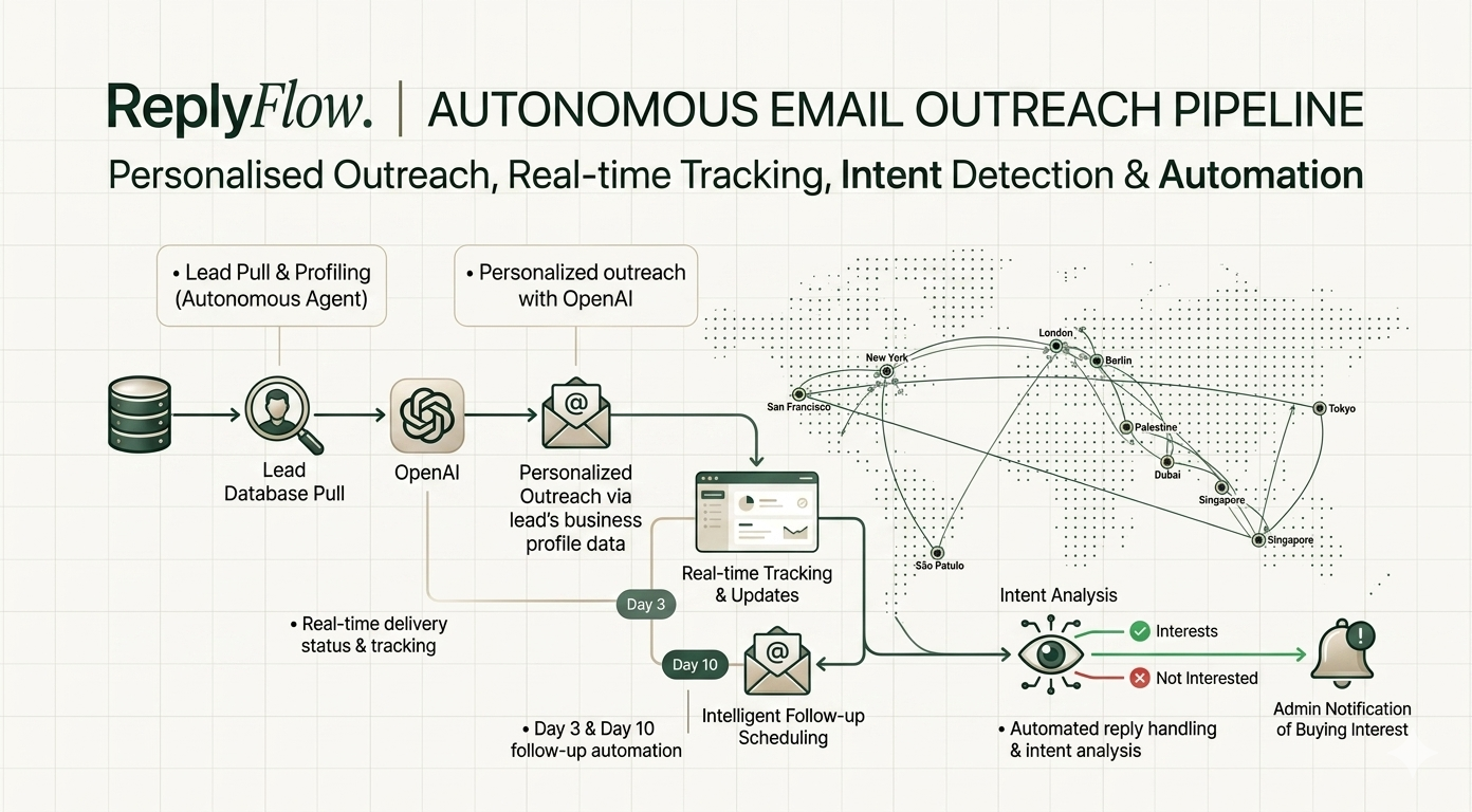 SendMail AI — built by Zain Ul Abideen Rizvi SendMail AI — autonomous email outreach SaaS by Zain Ul Abideen Rizvi