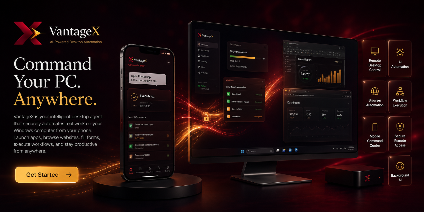 VantageX — project by Zain Ul Abideen, AI Engineer & Full Stack Developer